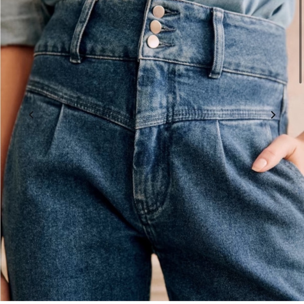 Sezane Sama High Waist Jean Sz 38 US 6